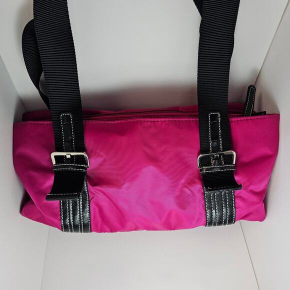Kenneth Cole Reaction Magenta Pink Nylon Bag - Picture 4 of 16